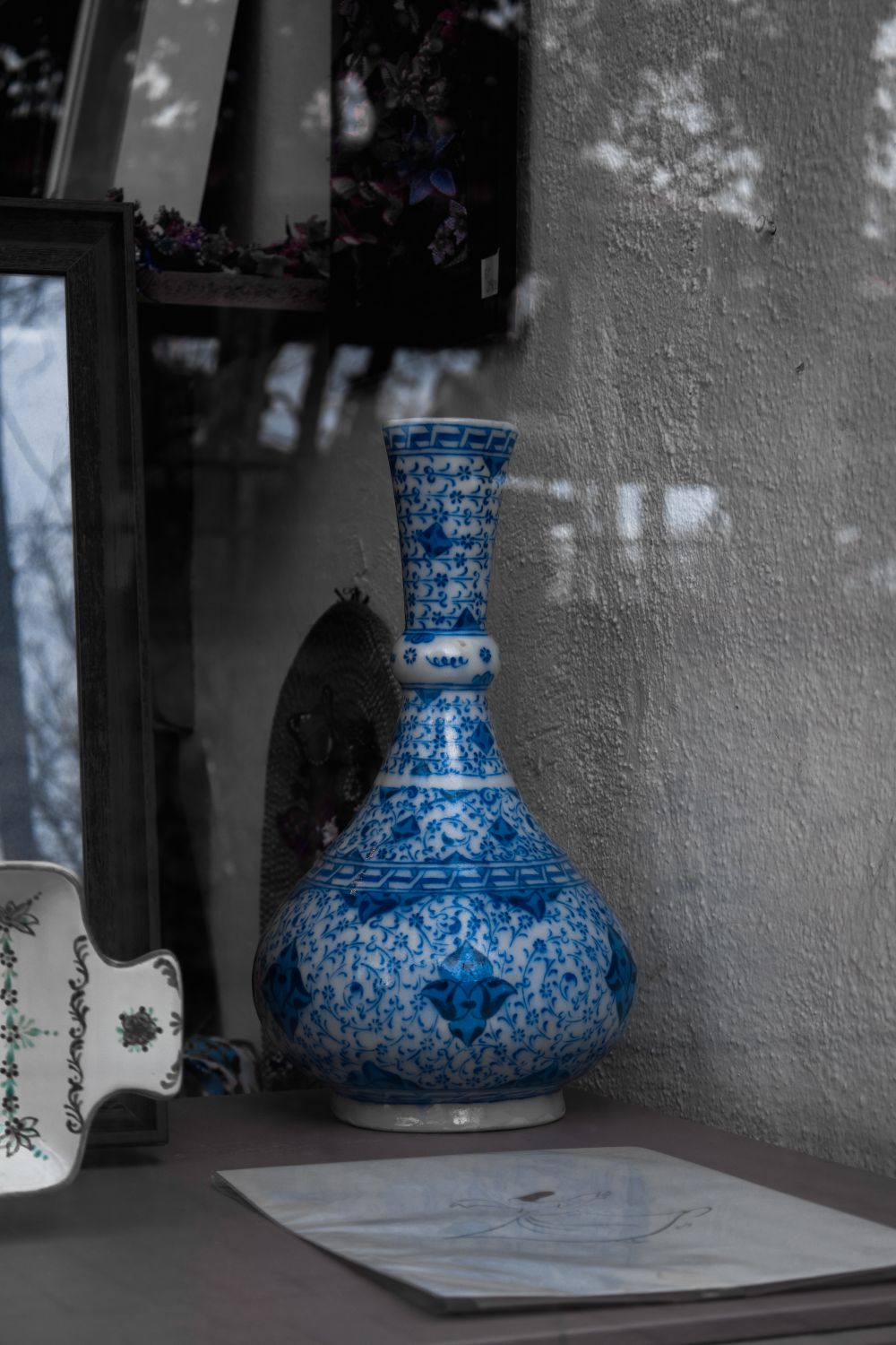 A small domed ceramic incense burner with pierced lid.